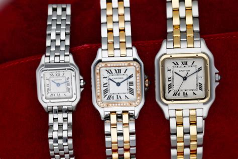 cartier silver watch|cartier la panthere watch.